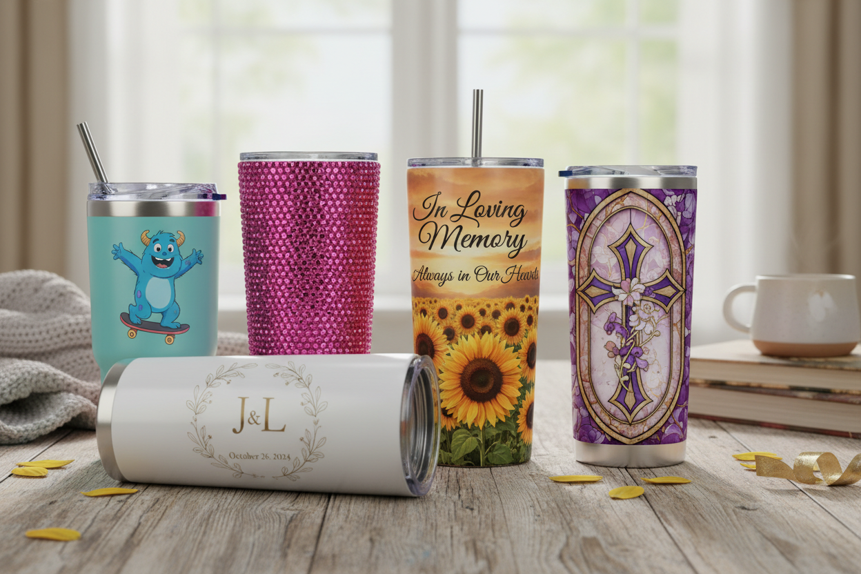 Custom Tumblers & Drinkware