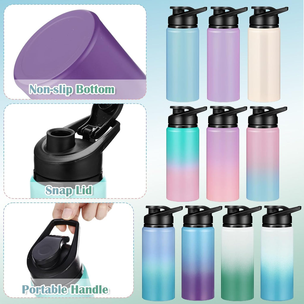 Custom 20oz Sports Bottle with Handle — Leak Proof
