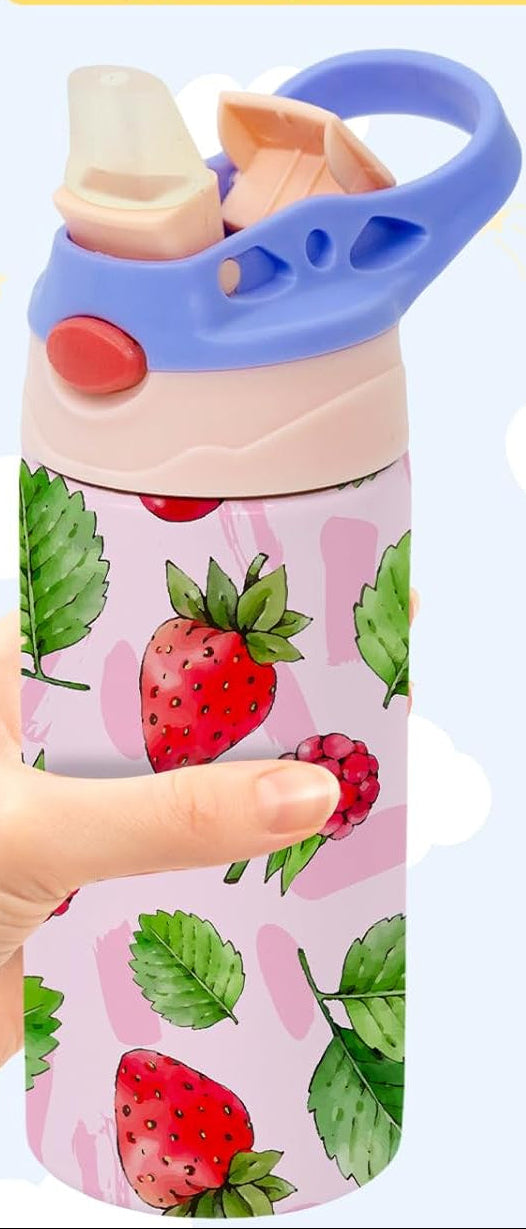 Custom 12oz Kids Sippy Straw Tumbler