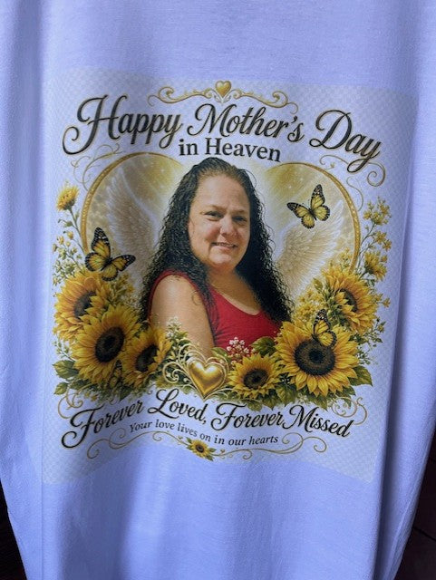 Custom DTF Print Tshirts. Memorial, Awareness, Special Character, Birthday