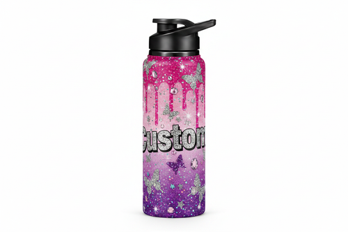 Blingy Teen Sports Bottle Mockup