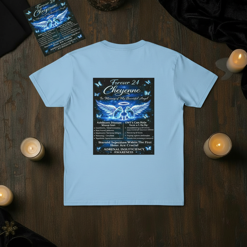 Cheyenne Light Blue Back