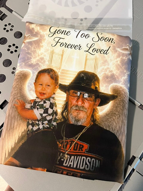 Custom DTF Print Tshirts. Memorial, Awareness, Special Character, Birthday